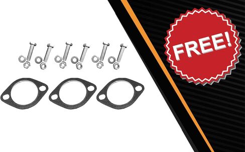 Exhaust Front Flex Y-Pipe Compatible for 2001-2006 Mazda Tribute 3.0L | Stainless Steel | Northeastern Exhaust | Free Gaskets and Bolt Kit Included | Automotive Replacement Part in Saudi Arabia