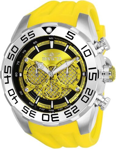 Invicta Men's Analog Quartz Watch with Silicone Strap 26298, Silver, Bracelet in Saudi Arabia