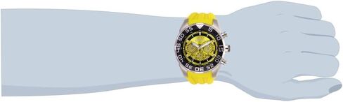 Invicta Men's Analog Quartz Watch with Silicone Strap 26298, Silver, Bracelet in Saudi Arabia
