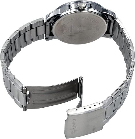 Casio MTP-V002D-2B3 Men's Standard Analog Stainless Steel Date Roman Blue Dial Watch in Saudi Arabia