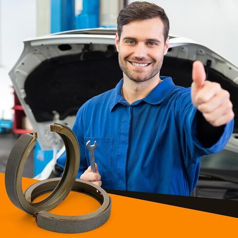 Rear Brake Shoes Kit, S781 Parking Brake Shoes for Cadillac Deville/Escalade/DTS, Chevrolet Avalanche/Express/Silverado/Suburban/etc., GMC, Buick, Isuzu, Oldsmobile,Saab(Please Check The Model Year) in Saudi Arabia