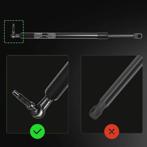 A-Premium Front Hood Left Lift Supports Shock Struts Compatible with GMC Models - Acadia 2013-2017, Acadia Limited 2017, Sport Utility, Ball Head with Screws, not fit Ball Head Type Without Screw in Saudi Arabia