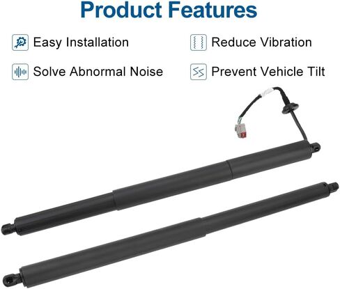 Rear Left & Right Tailgate Power Trunk Lift Support Shock Strut Compatible with Ford Explorer Police Interceptor Utility 2016 2017 2018 2019 Replacement for GB5Z78406A10A GB5Z14B351A in Saudi Arabia