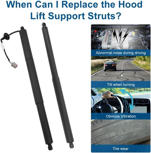 Rear Left & Right Tailgate Power Trunk Lift Support Shock Strut Compatible with Ford Explorer Police Interceptor Utility 2016 2017 2018 2019 Replacement for GB5Z78406A10A GB5Z14B351A in Saudi Arabia