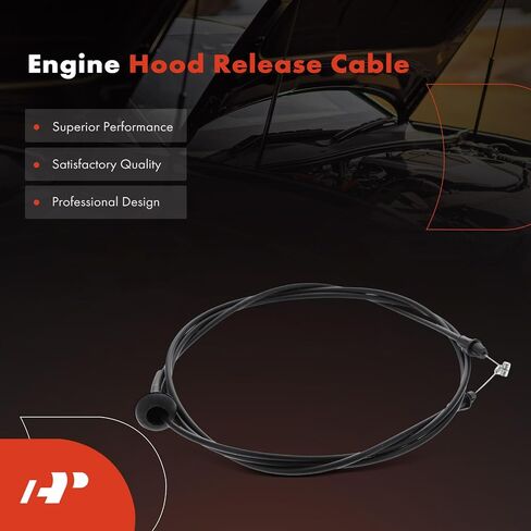 كابل تحرير مزلاج غطاء المحرك الأمامي الممتاز بدون مقبض متوافق مع Ford F-150 F150 2015-2021، 83 بوصة، استبدال # FL3Z16916B، FL3Z16916A in Kuwait