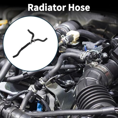 Radiator Hose Heater Hose Radiator Outlet Hose Pipe No.17127536236 for BMW X5 E70 4.8L 2006-2010 Rubber Coolant Pipe Black 1 Pc in Saudi Arabia