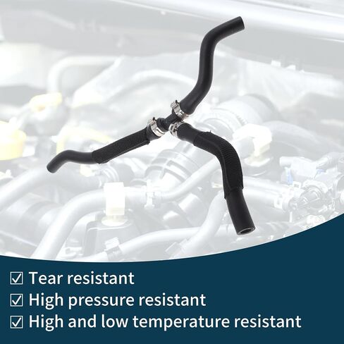 Radiator Hose Heater Hose Radiator Outlet Hose Pipe No.17127536236 for BMW X5 E70 4.8L 2006-2010 Rubber Coolant Pipe Black 1 Pc in Saudi Arabia