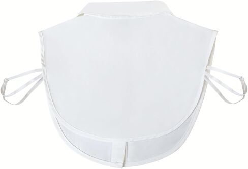 Fake Collar Classic Chiffon Detachable Dickey Collar Blouse Half Shirts for Women & Girls Size S-XL in Saudi Arabia