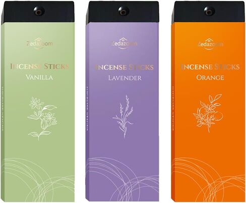حامل عصا البخور واللافندر والفانيليا والبرتقال بثلاث نكهات in Kuwait