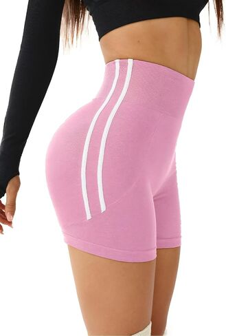 Women's Workout Shorts for Women Scrunch Seamless Yoga Short Gym Running Sport Active Exercise Fitness Shorts in Saudi Arabia