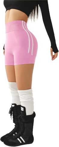 Women's Workout Shorts for Women Scrunch Seamless Yoga Short Gym Running Sport Active Exercise Fitness Shorts in Saudi Arabia