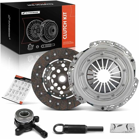 A-Premium Transmission Clutch Kit with Clutch Slave Cylinder Compatible with Mitsubishi Eclipse 2006-2011 3.8L, Replace# 6243272330 in Saudi Arabia
