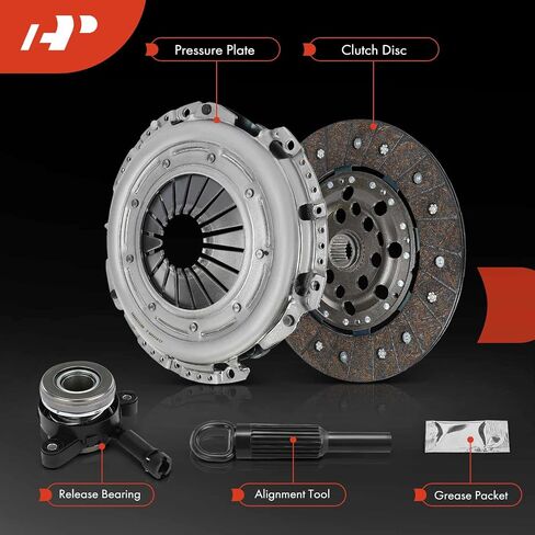 A-Premium Transmission Clutch Kit with Clutch Slave Cylinder Compatible with Mitsubishi Eclipse 2006-2011 3.8L, Replace# 6243272330 in Saudi Arabia