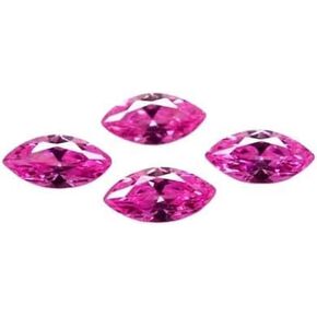 Natural Pink Sapphire 4 Pcs Lot Marquise Cut Certified Loose Gemstone for Jewellery Making in Kuwait
