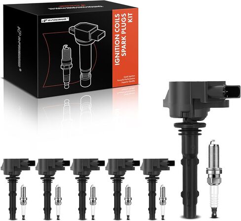A-Premium Set of 6 Ignition Coil Pack and Iridium Spark Plugs Compatible with Mercedes-Benz C230 C250 C280 E280 E300 E350 & Dodge Freightliner in Saudi Arabia