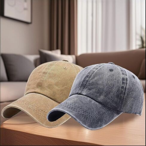 2-Pack Baseball Cap, Adjustable Size Summer Athletic Hat for Running Workouts and Outdoor Activities in Saudi Arabia