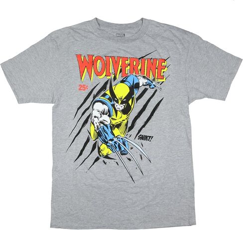Marvel Comics Wolverine Shirt Mens Snikt Adult Short Sleeve Graphic Tee For Men And Women in Saudi Arabia