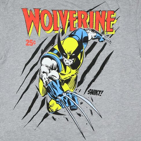 Marvel Comics Wolverine Shirt Mens Snikt Adult Short Sleeve Graphic Tee For Men And Women in Saudi Arabia