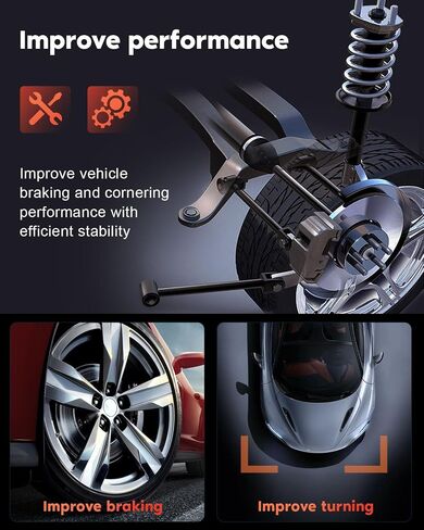 Cciyu 2 × دعامات خلفية ممتصة للصدمات تناسب 2013 2014 2015 2016 لسيارة Ford Fusion 5667 in Saudi Arabia