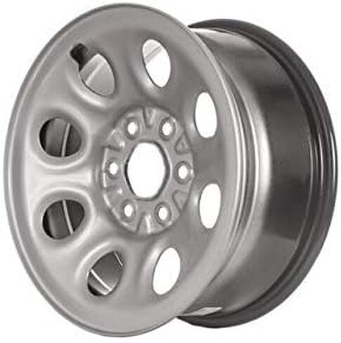 Steel Wheel - 17 x 7.5 Inch - 8 Hole - Silver - Compatible with 2009-2014 Chevy Express 1500 in Saudi Arabia