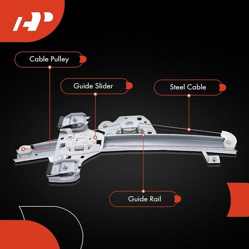 A-Premium Electric Power Window Regulator Without Motor Compatible with Chevrolet Caprice 2011-2017, SS 2014-2017 & Pontiac G8 2008-2009, Sedan, Rear Right Passenger Side, Replace# 92195913PFM in Saudi Arabia