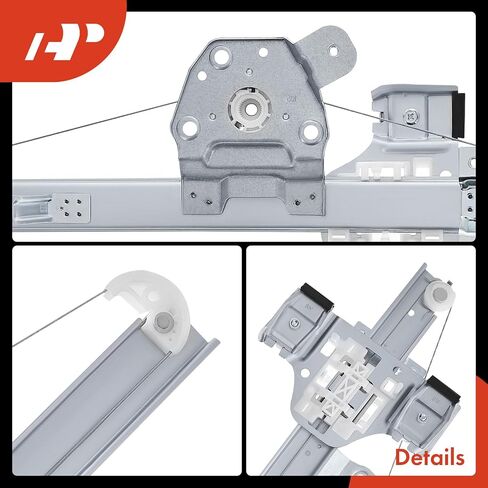 A-Premium Electric Power Window Regulator Without Motor Compatible with Chevrolet Caprice 2011-2017, SS 2014-2017 & Pontiac G8 2008-2009, Sedan, Rear Right Passenger Side, Replace# 92195913PFM in Saudi Arabia