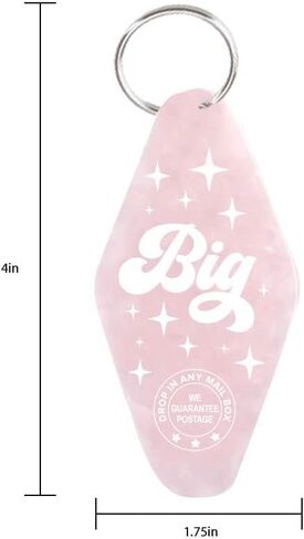 Sorority Shop "LITTLE - Vintage Motel Keychain - Pink in Saudi Arabia