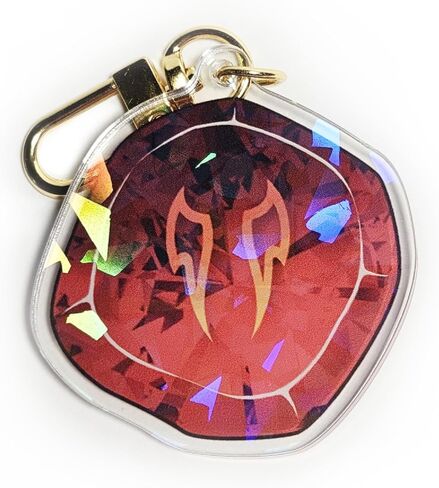 Generic Viper VPR Holographic Acrylic Charm FFXIV, Small, Yellow in Saudi Arabia