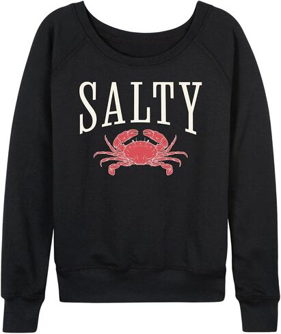 Instant Message - Salty Crab - Women's French Long Sleeve Shirt in Saudi Arabia