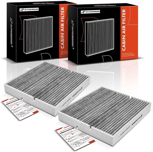 A-Premium 2-PC Cabin Air Filter with Activated Carbon Compatible with Mercedes-Benz CLA250, CLA35/CLA45 AMG, CLA45 AMG S, GLA250, GLA35/GLA45/GLB35/A35 AMG, GLB250, A220, A250, EQB 250+, EQB 300/350 in Saudi Arabia