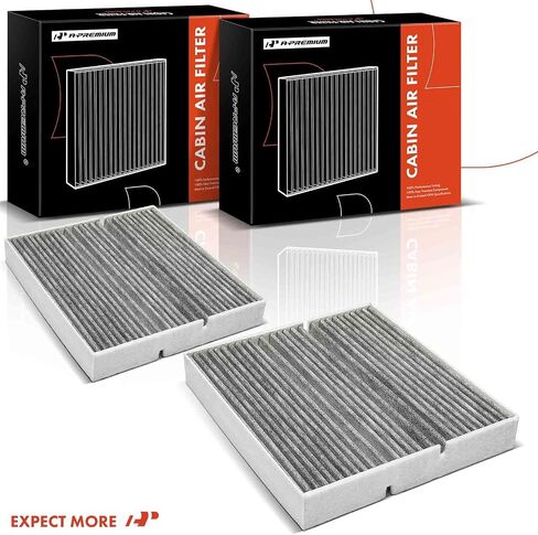 A-Premium 2-PC Cabin Air Filter with Activated Carbon Compatible with Mercedes-Benz CLA250, CLA35/CLA45 AMG, CLA45 AMG S, GLA250, GLA35/GLA45/GLB35/A35 AMG, GLB250, A220, A250, EQB 250+, EQB 300/350 in Saudi Arabia