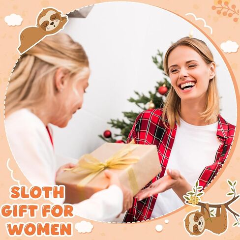 Cozy Sloth Slippers Cute House Shoes Winter Warm Fuzzy Slippers for Women Animal Lovers Gifts in Saudi Arabia