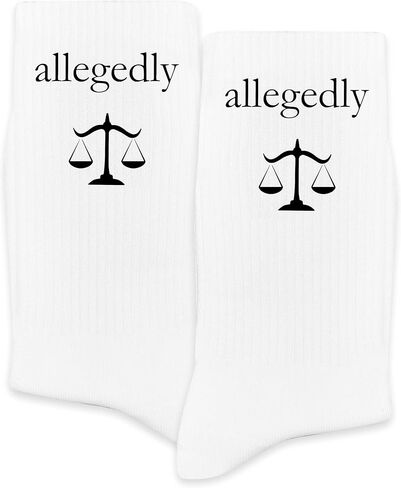 Lawyer Novelty Socks–Funny Lawyer Gifts for Birthday, Christmas, Graduation, Office Party and More. in Saudi Arabia
