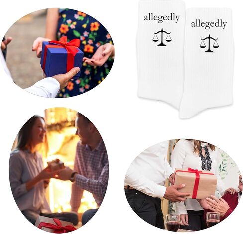 Lawyer Novelty Socks–Funny Lawyer Gifts for Birthday, Christmas, Graduation, Office Party and More. in Saudi Arabia