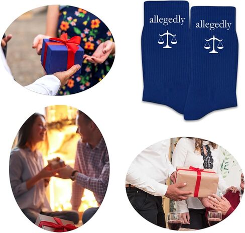 Lawyer Novelty Socks–Funny Lawyer Gifts for Birthday, Christmas, Graduation, Office Party and More. in Saudi Arabia