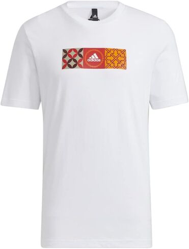 Adidas Men's Chinese New Year Graphic Tee, White in Saudi Arabia