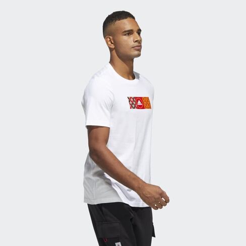 Adidas Men's Chinese New Year Graphic Tee, White in Saudi Arabia