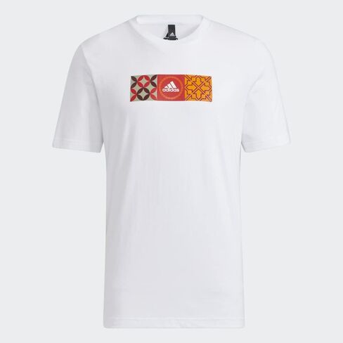 Adidas Men's Chinese New Year Graphic Tee, White in Saudi Arabia