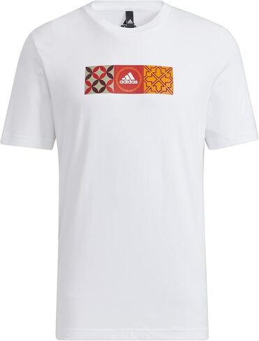 Adidas Men's Chinese New Year Graphic Tee, White in Saudi Arabia