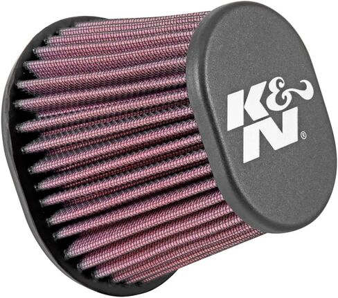 K&N High-Flow Original Lifetime Universal Clamp-On Air Filter:Performance, Premium, Washable: Flange Diameter: 2.4375 In, Filter Height: 4 In, Flange Length: 0.625 In, Shape: Oval Tapered, RE-0961 in Saudi Arabia