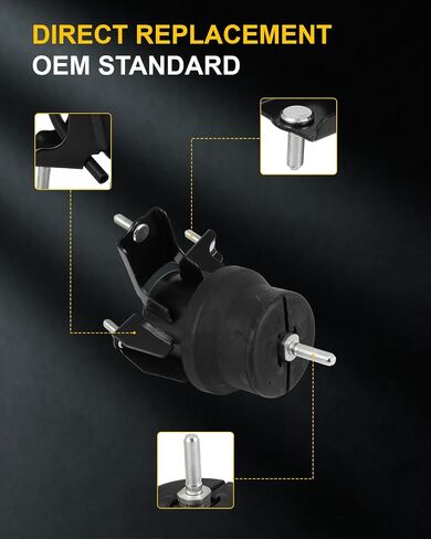 OCPTY 4PCS Engine Motor Mount and Transmission Mount Set Compatible for Toyota Avalon 2013-2018 & Lexus ES350 2013-2017, 3.5L, Automatic Transmission, Replace # 1236231060, 123720H090 in Saudi Arabia