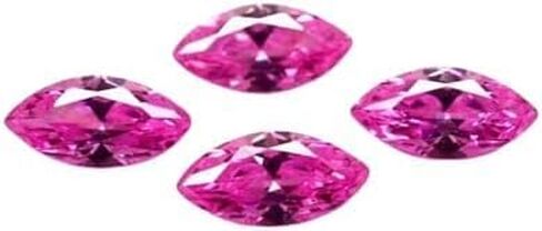 Natural Pink Sapphire 4 Pcs Lot Marquise Cut Certified Loose Gemstone for Jewellery Making in Saudi Arabia
