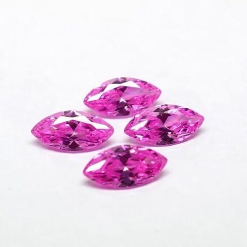 Natural Pink Sapphire 4 Pcs Lot Marquise Cut Certified Loose Gemstone for Jewellery Making in Saudi Arabia