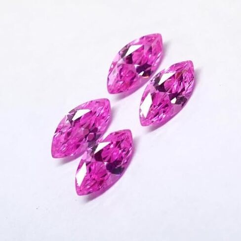 Natural Pink Sapphire 4 Pcs Lot Marquise Cut Certified Loose Gemstone for Jewellery Making in Saudi Arabia