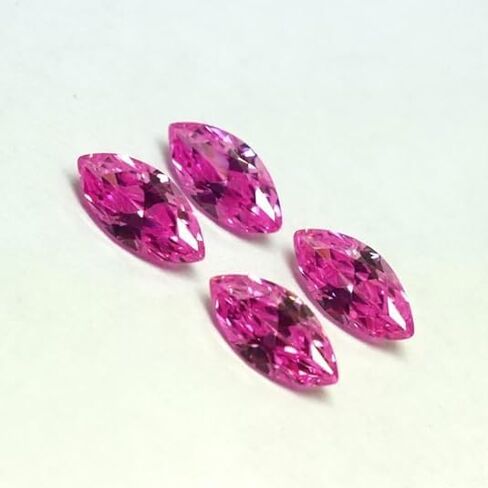 Natural Pink Sapphire 4 Pcs Lot Marquise Cut Certified Loose Gemstone for Jewellery Making in Saudi Arabia