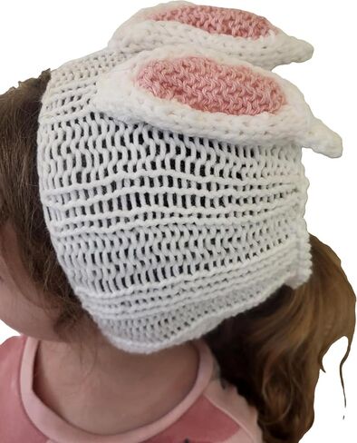 Kids Bunny Headband - 100% Wool - Handmande in Saudi Arabia