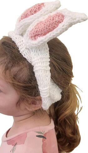 Kids Bunny Headband - 100% Wool - Handmande in Saudi Arabia