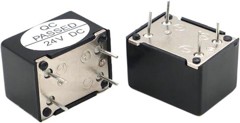 2Pcs/Lot 2315 4P Active Buzzer High Decibel DC 12V 24V Mechanical Type Vibration Buzzer Alarm Speaker 23*15 MM 4 Pin(2PCS 12V) in Saudi Arabia