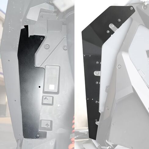 ستارة باب سفلية A & UTV PRO وعجلة خلفية جيدة لـ Polaris RZR PRO XP 2020 2021 2022 2023 2024، ألواح الأبواب السفلية، واقي من الرذاذ، مشاعل، واقيات الطين، ملحقات، مقعدان in Saudi Arabia