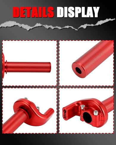 تجميع أنبوب خانق للدراجة النارية باستخدام الحاسب الآلي لـ CRF250R/250X/450X 2004-2014، CRF450R 2002-2014 دراجة ترابية، أحمر in Kuwait